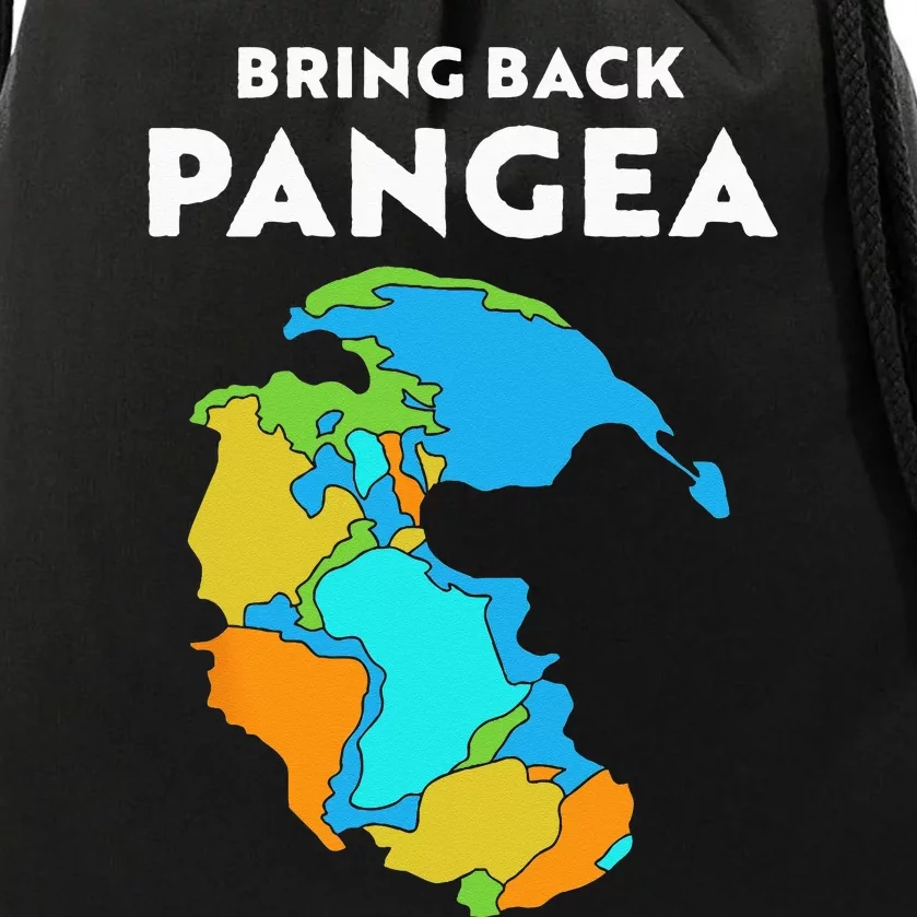 Geography Gift Kids Men Women Geology Reunite Pangea Drawstring Bag