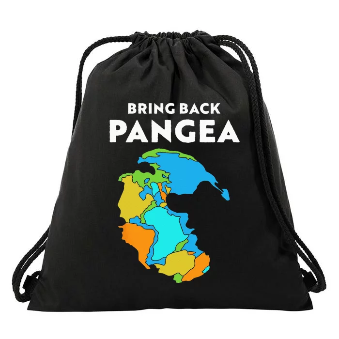 Geography Gift Kids Men Women Geology Reunite Pangea Drawstring Bag