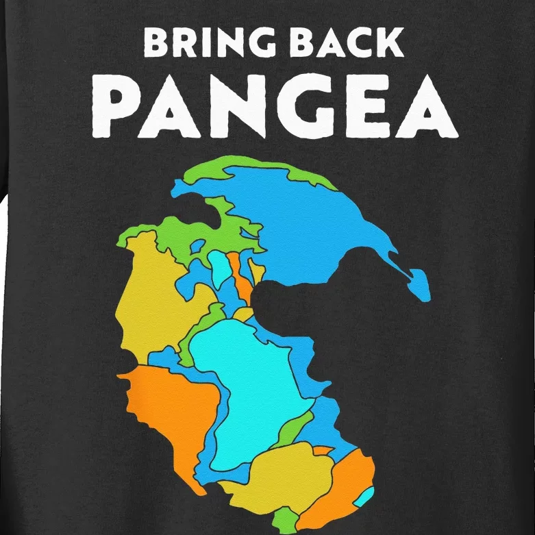 Geography Gift Kids Men Women Geology Reunite Pangea Kids Long Sleeve Shirt