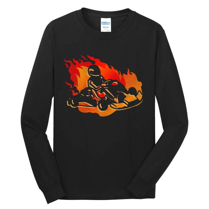 Gokart Go Karts Motorsports Kart Racing Tall Long Sleeve T-Shirt