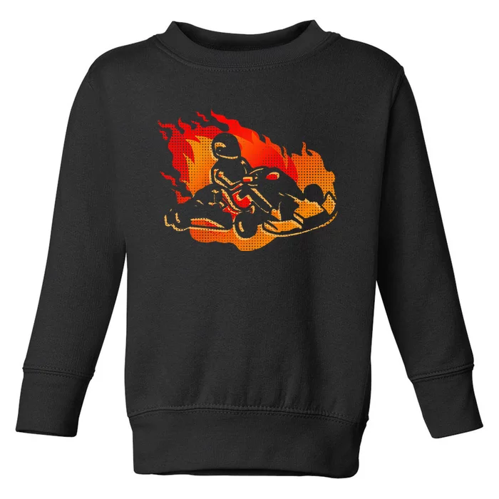 Gokart Go Karts Motorsports Kart Racing Toddler Sweatshirt