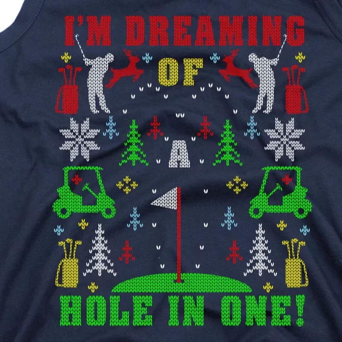 Golfing Golf Lover With Xmas Tank Top