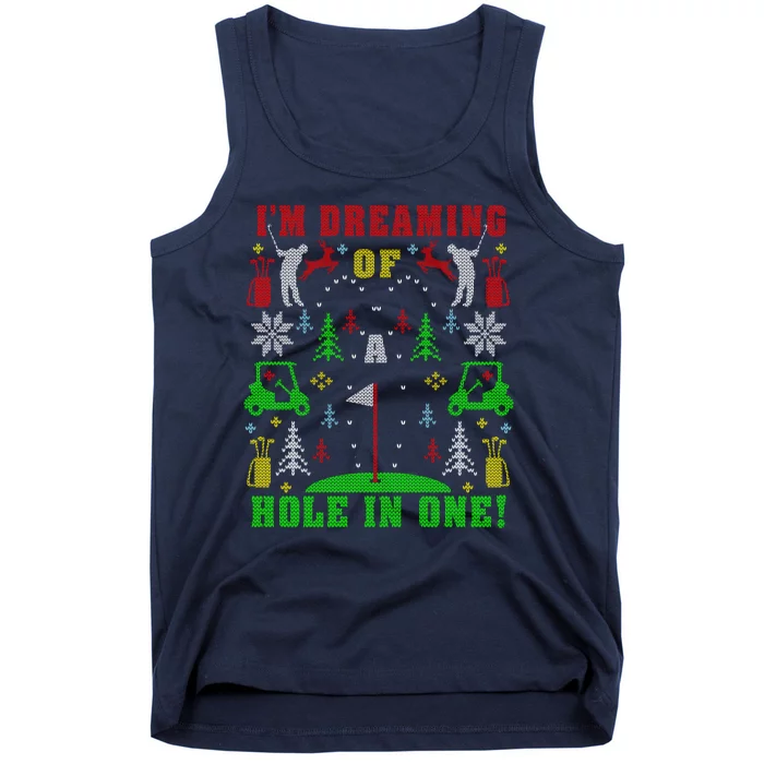 Golfing Golf Lover With Xmas Tank Top