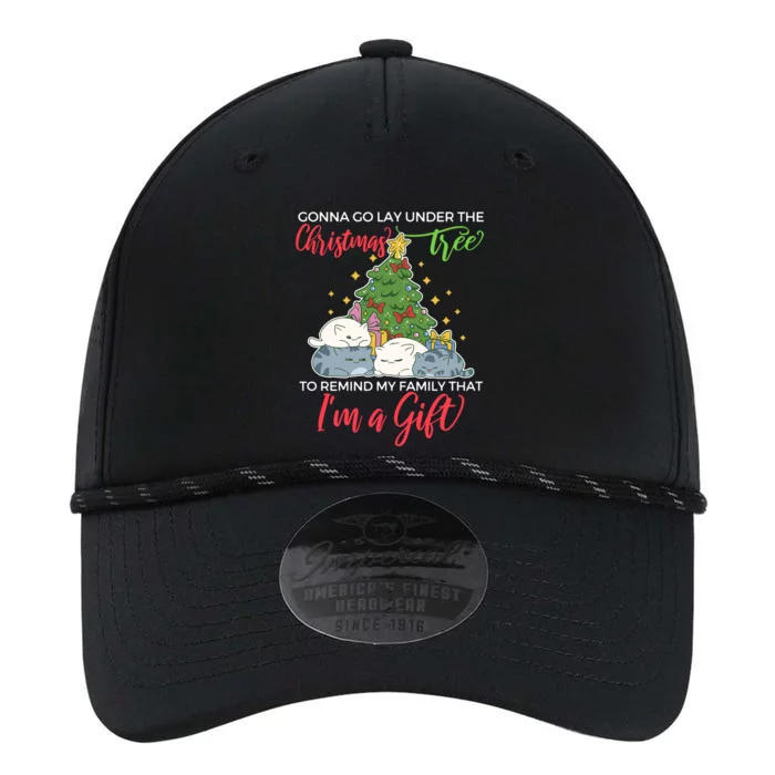 Gonna Go Lay Under The Christmas Tree Sarcastic Xmas Gift Performance The Dyno Cap