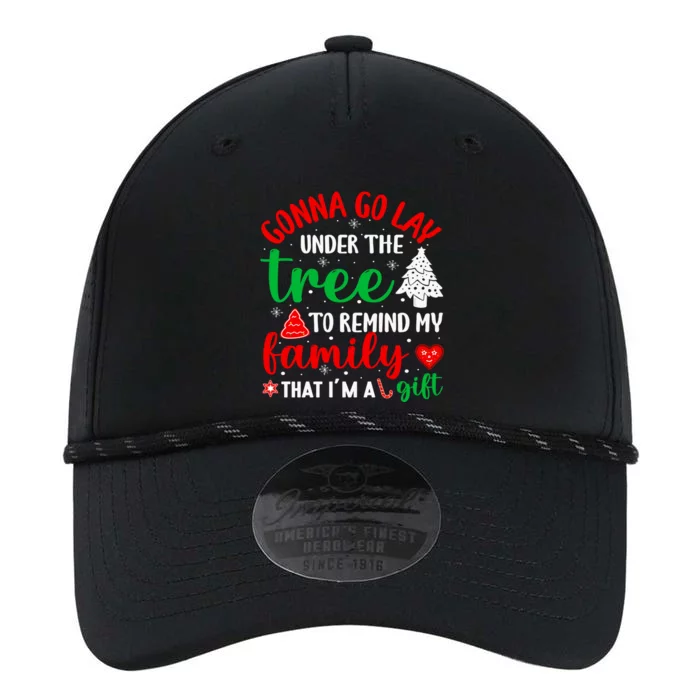 Gonna Go Lay Under The Tree Christmas Funny XMas Pajama Gift Performance The Dyno Cap