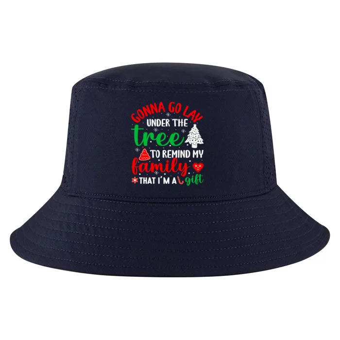 Gonna Go Lay Under The Tree Christmas Funny XMas Pajama Gift Cool Comfort Performance Bucket Hat