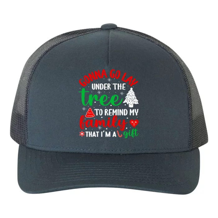 Gonna Go Lay Under Tree To Remind Family Christmas Happy Gift Yupoong Adult 5-Panel Trucker Hat