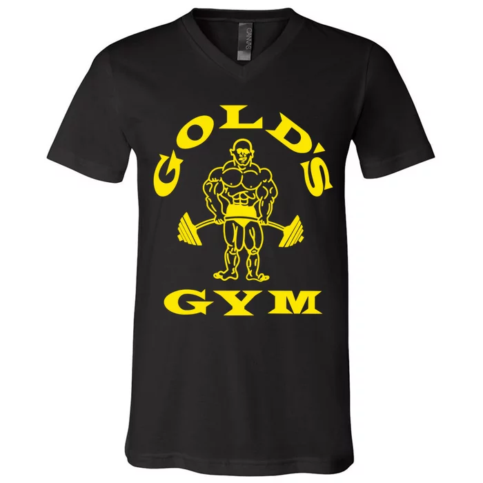 Gold's Gym Logo V-Neck T-Shirt