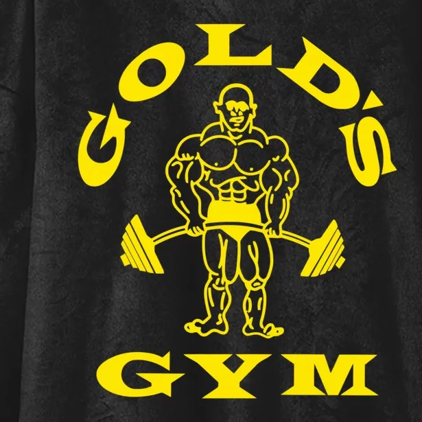 Gold's Gym Logo Hooded Wearable Blanket