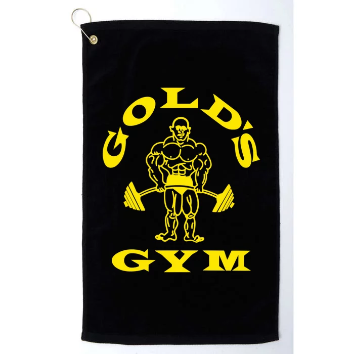 Gold's Gym Logo Platinum Collection Golf Towel