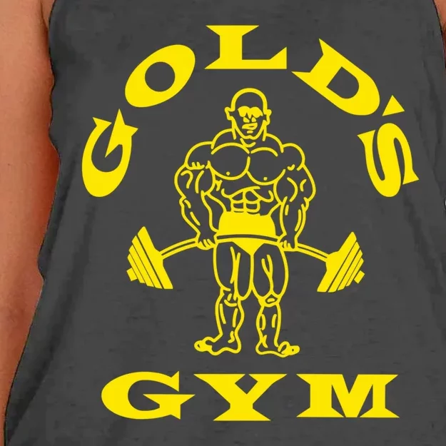 Gold's Gym Logo Women's Knotted Racerback Tank