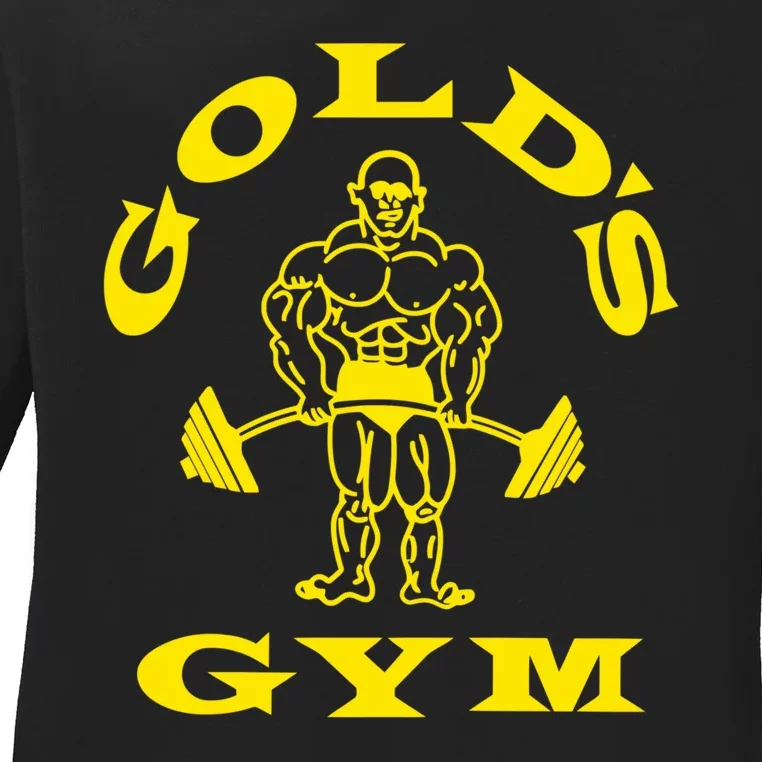 Gold's Gym Logo Ladies Long Sleeve Shirt