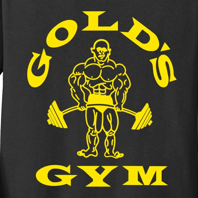 Gold's Gym Logo Kids Long Sleeve Shirt