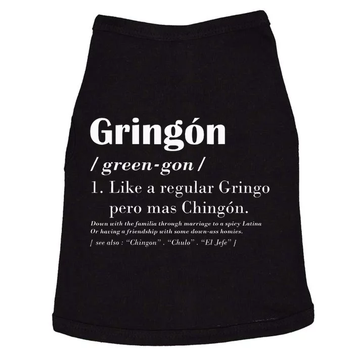 Green Gon Like A Regular Gringo Doggie Tank