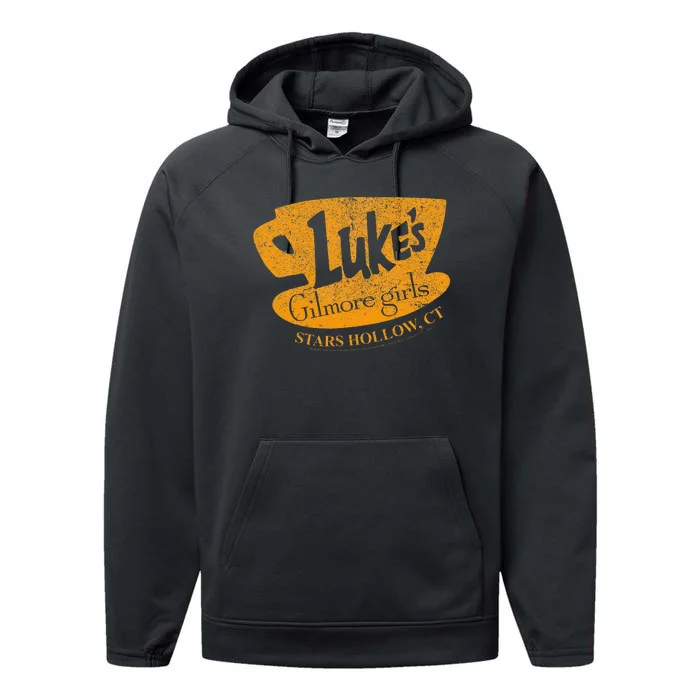 Gilmore Girl LukeS Diner Stars Hollow Performance Fleece Hoodie