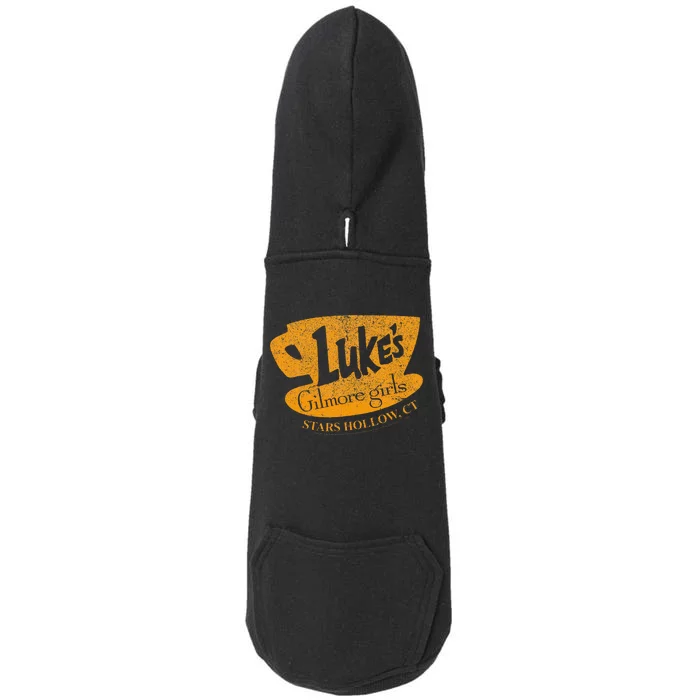 Gilmore Girl LukeS Diner Stars Hollow Doggie 3-End Fleece Hoodie