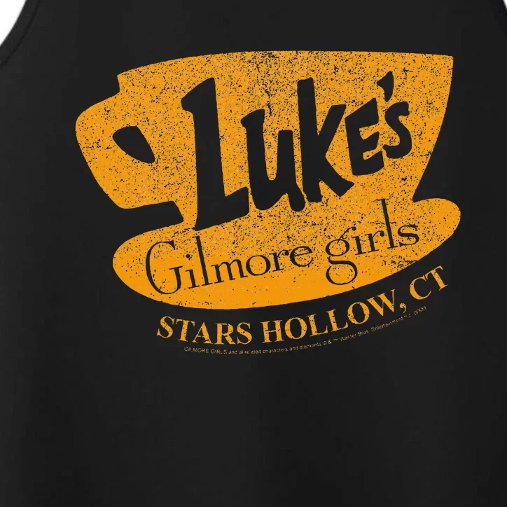 Gilmore Girl LukeS Diner Stars Hollow Performance Tank