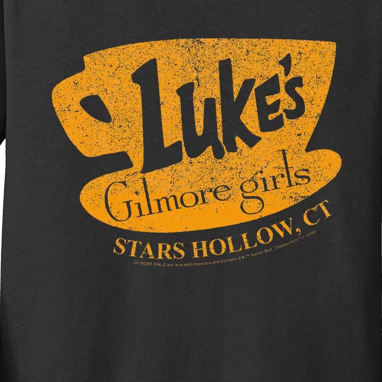 Gilmore Girl LukeS Diner Stars Hollow Kids Long Sleeve Shirt