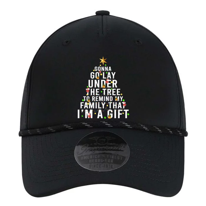 Gonna Go Lay Under The Tree Christmas Funny Gift Performance The Dyno Cap