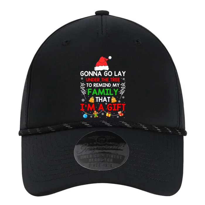 Gonna Go Lay Under The Tree To Remind My Family Funny Xmas Gift Performance The Dyno Cap