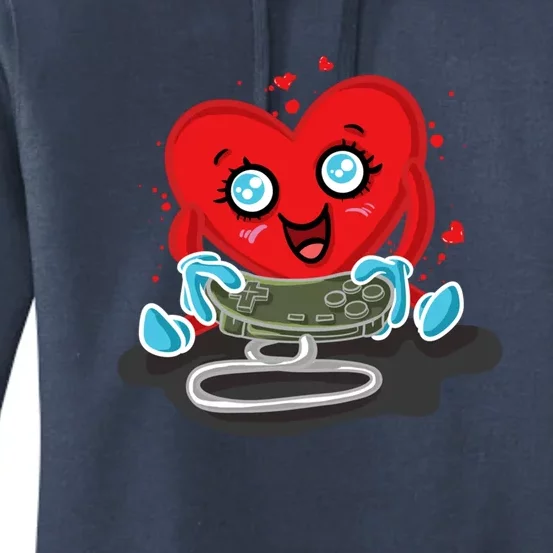 Gaming Gamer Love Valentines Day Gift Women's Pullover Hoodie