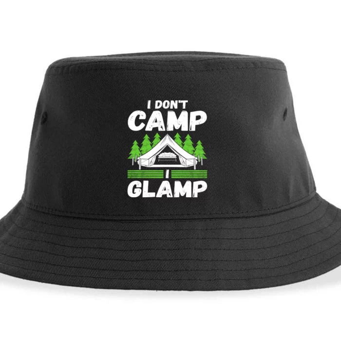 Glamper Glamp Life Outdoor I Dont Camp I Glamp Sustainable Bucket Hat