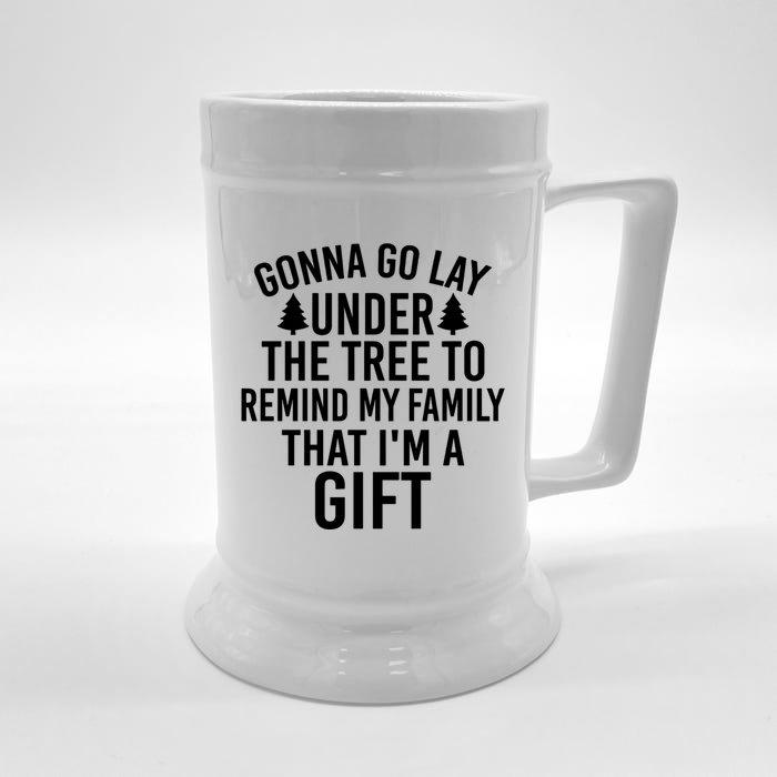 Gonna Go Lay Under The Tree To Remind My Family Gift Front & Back Beer Stein