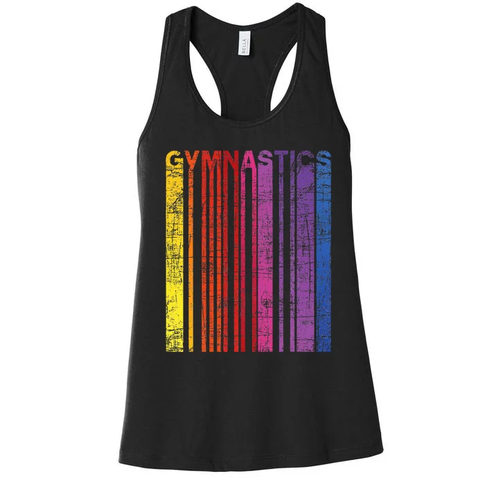 Gymnastics Gymnast Lover Cheerleading Aerobics Acrobatics Women's Racerback Tank