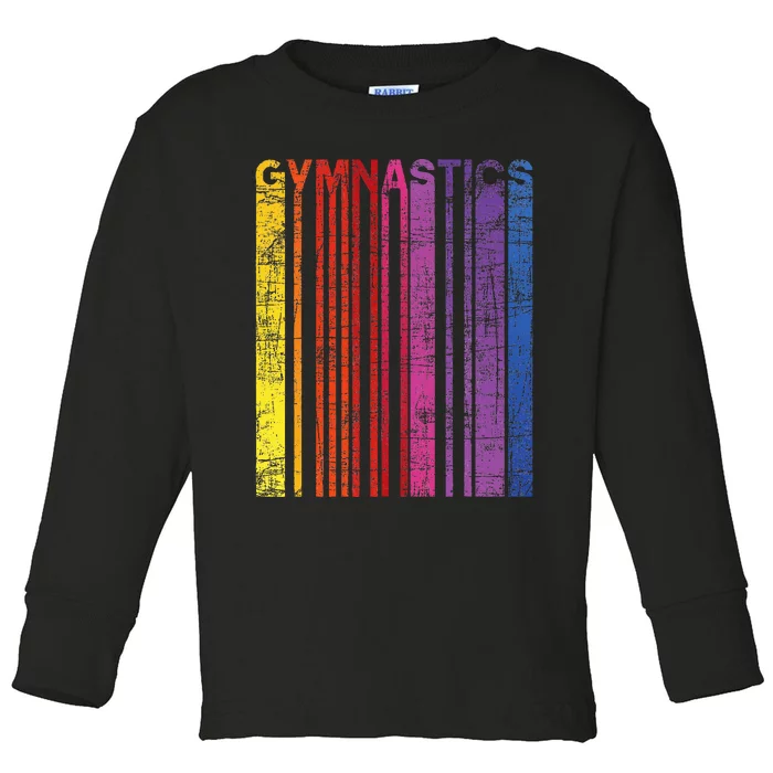 Gymnastics Gymnast Lover Cheerleading Aerobics Acrobatics Toddler Long Sleeve Shirt