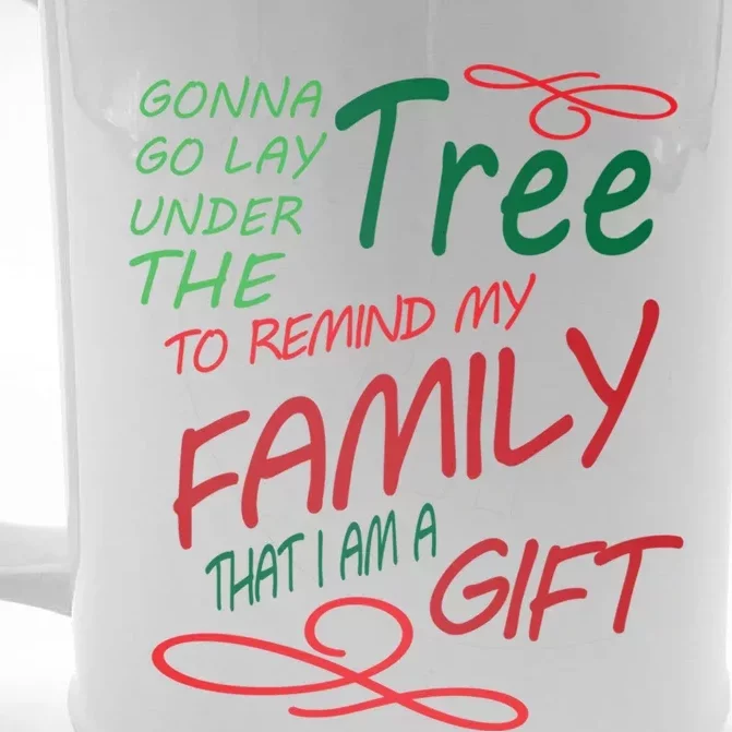 Gonna Go Lay Under The Tree To Remind That I Am A Gift Funny Gift Front & Back Beer Stein