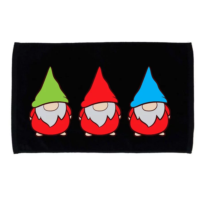 Garden Gnome Lover Cute Garden Gnomes Premium Microfiber Hand Towel