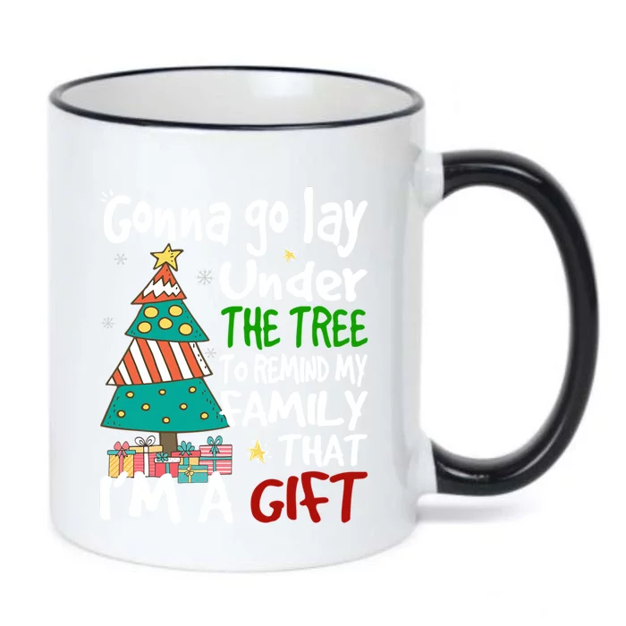 Gonna Go Lay Under The Tree To Remind My Family Christmas Cute Gift Black Color Changing Mug