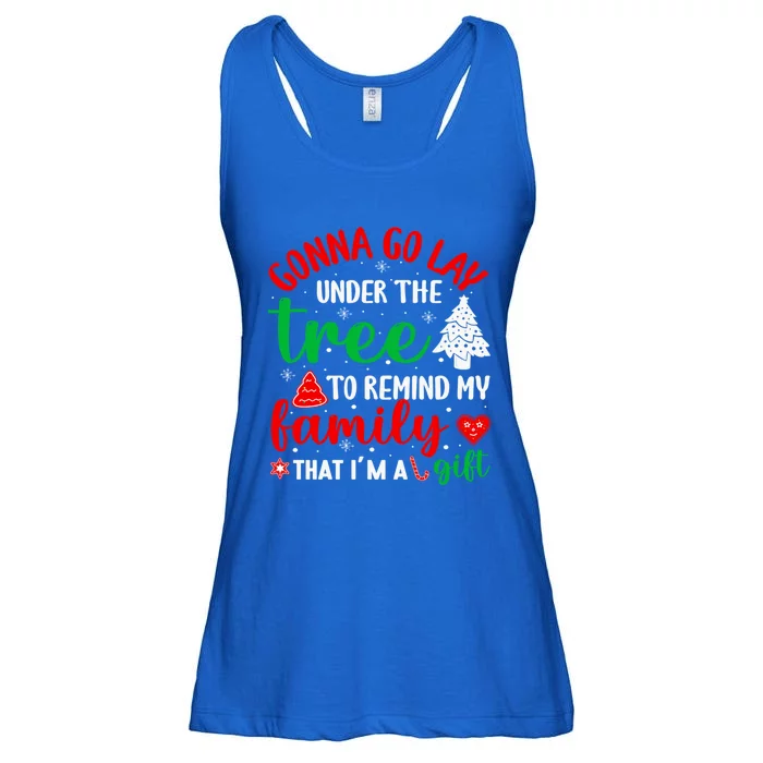 Gonna Go Lay Under Tree To Remind Family Christmas Happy Gift Ladies Essential Flowy Tank