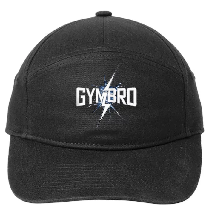 Gymbro Gym Lightning Fitness Gym Bro 7-Panel Snapback Hat