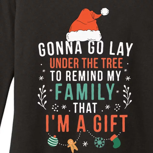 Gonna Go Lay Under The Tree to Remind My Family I'm a Gift Womens CVC Long Sleeve Shirt