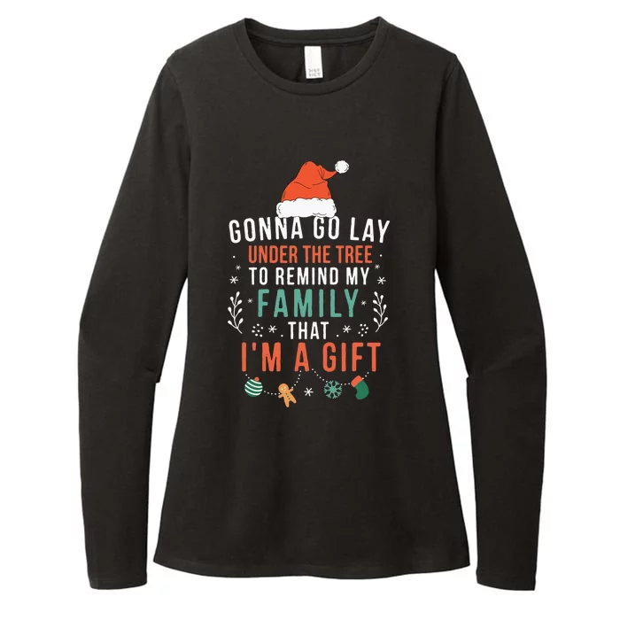 Gonna Go Lay Under The Tree to Remind My Family I'm a Gift Womens CVC Long Sleeve Shirt