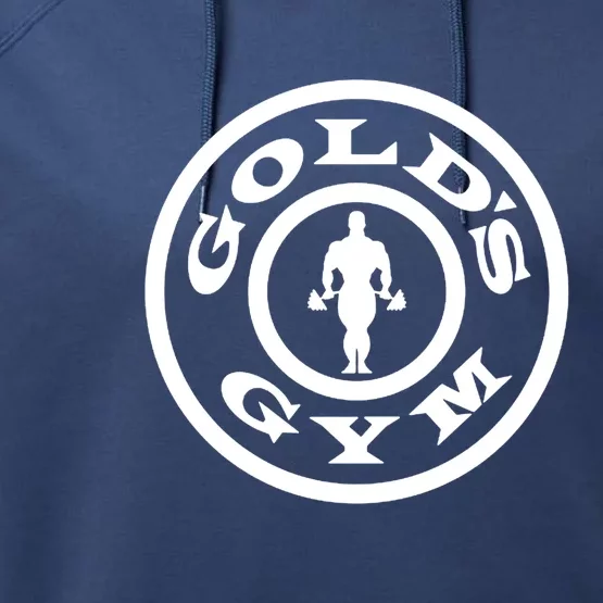 GoldS Gym Logo Performance Fleece Hoodie