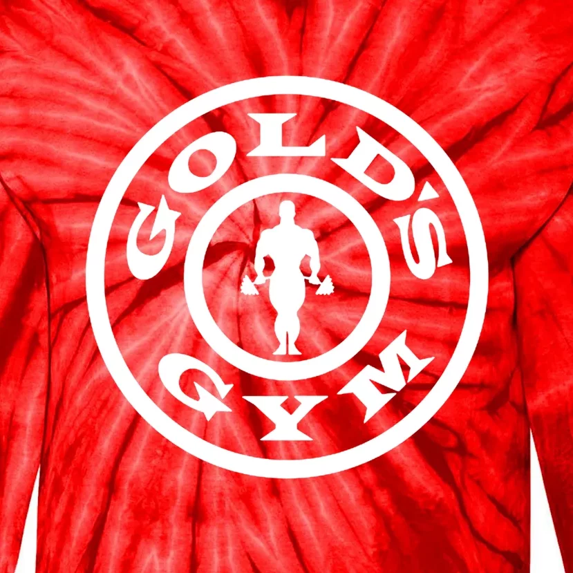 GoldS Gym Logo Tie-Dye Long Sleeve Shirt