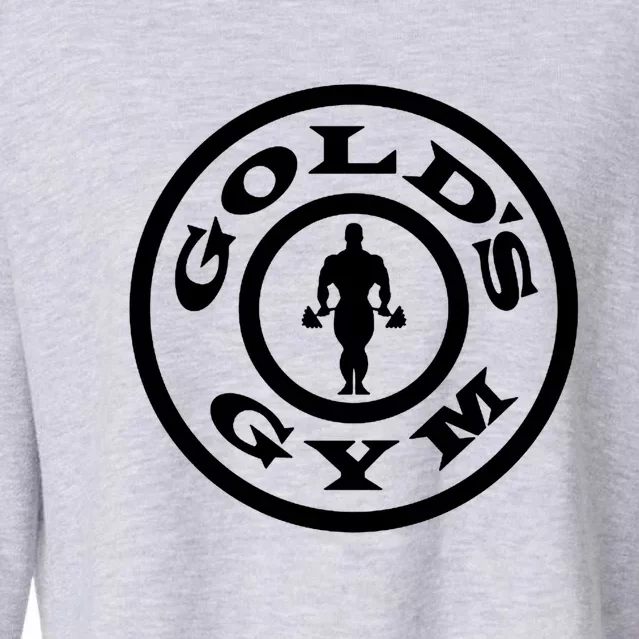 GoldS Gym Logo Cropped Pullover Crew