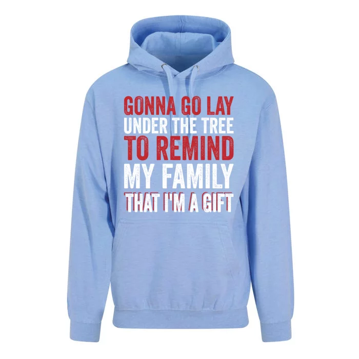 Gonna Go Lay Under Tree To Remind My Family Humor Saying Funny Gift Unisex Surf Hoodie