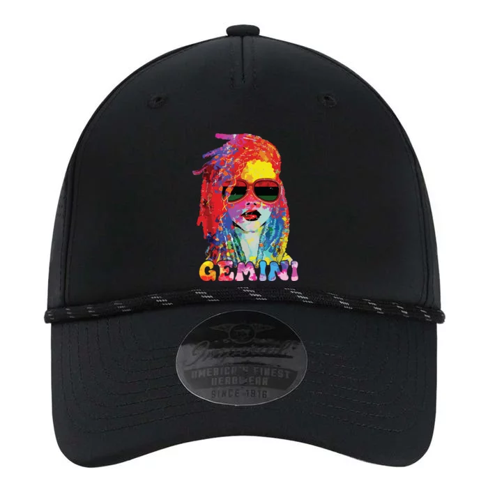 Gemini Girl Locd Hair Art Zodiac Birthday Black Woman Performance The Dyno Cap