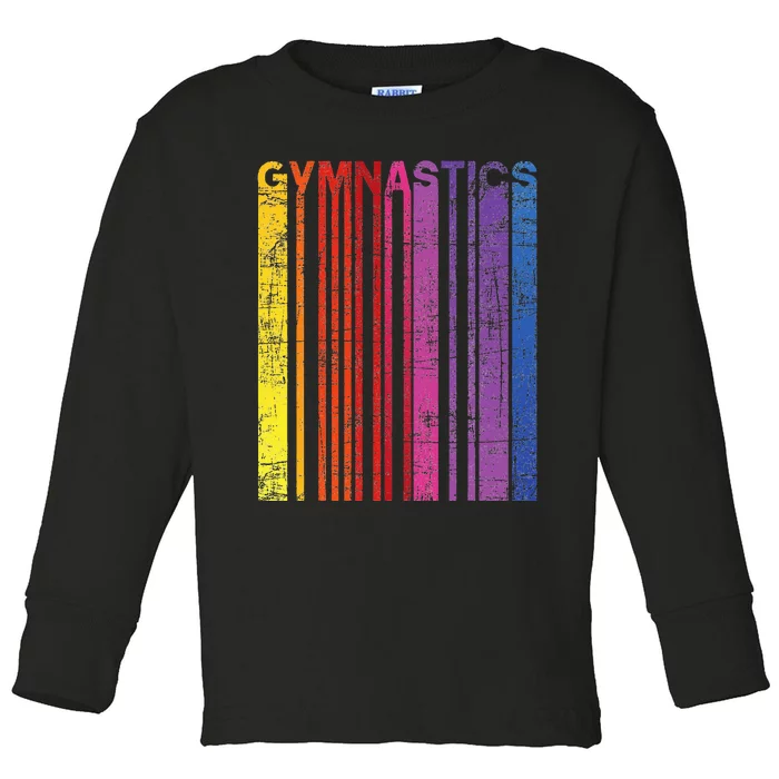 Gymnastics Gymnast Lover Cheerleading Aerobics Acrobatics Toddler Long Sleeve Shirt