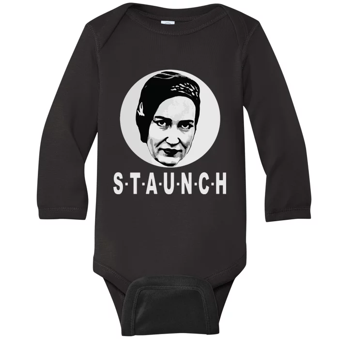 Grey Gardens Lil Little Edie Beale Staunch Baby Long Sleeve Bodysuit