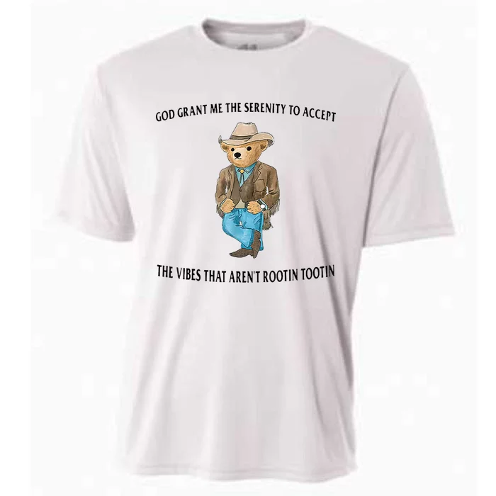 God Grant Me The Serenity To Accept The Vibes Cooling Performance Crew T-Shirt