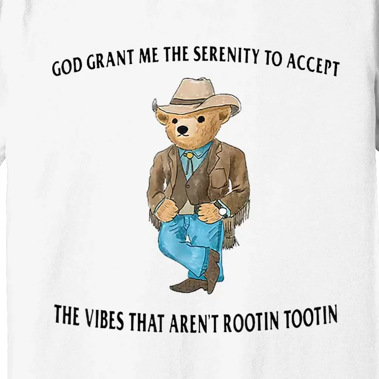 God Grant Me The Serenity To Accept The Vibes Premium T-Shirt