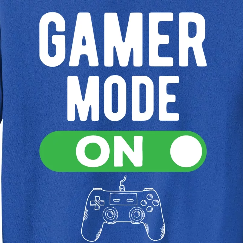 Gaming Game Mode On Controller Gift Video Games Multiplayer Funny Gift Sweatshirt