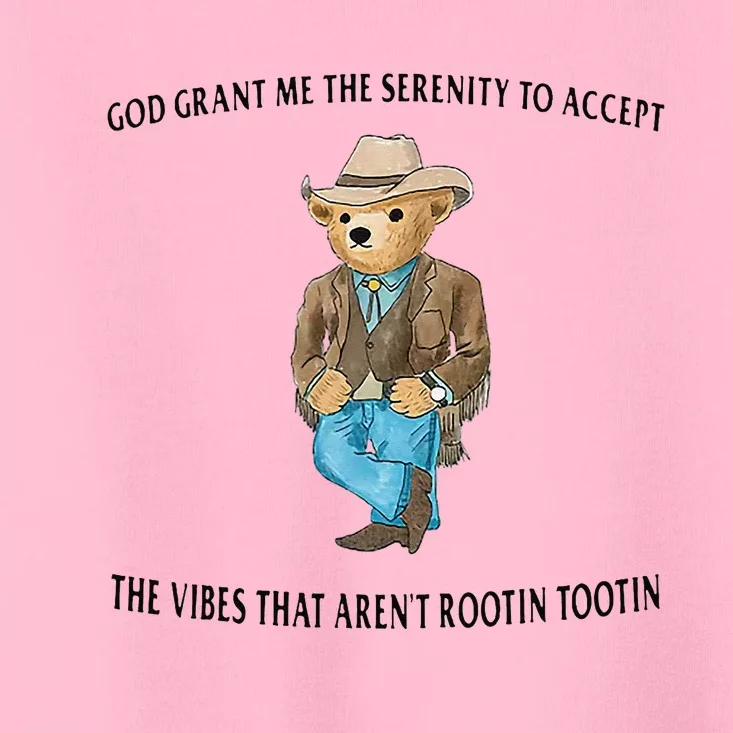 God Grant Me The Serenity To Accept The Vibes Toddler T-Shirt