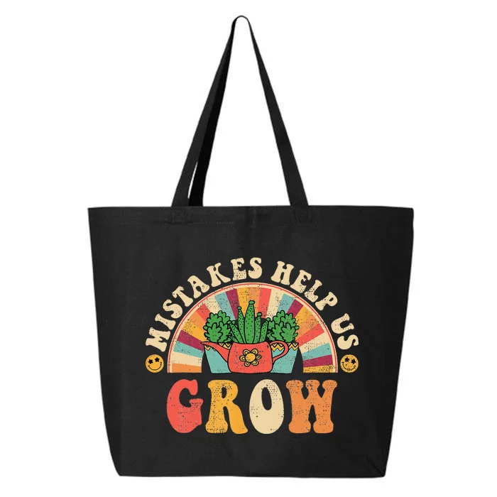 Groovy Growth Mindset Positive Retro Teachers 25L Jumbo Tote