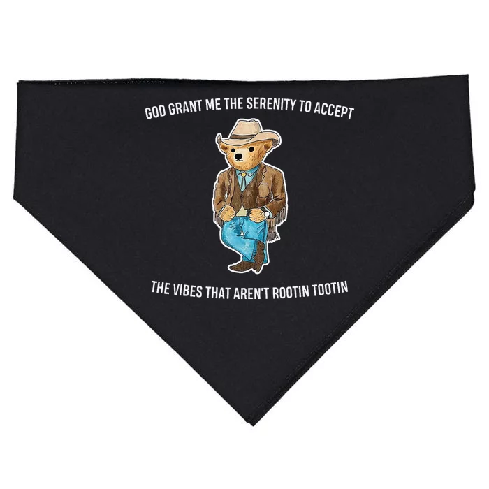 God Grant Me The Serenity To Accept The Vibes That Aren’t USA-Made Doggie Bandana