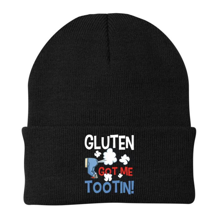 Gluten Got Me Tootin Gluten Allergy Celiac Disease Knit Cap Winter Beanie